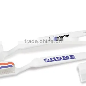Take Along Toothbrush - Protective Cover Snaps off for Use, and Back on to Guard the Bristles During Storage thumbnail-2