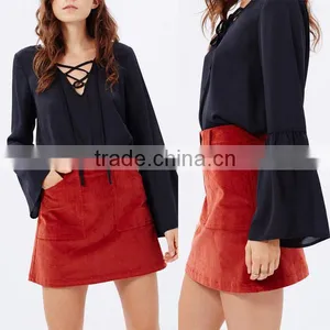 Wholesale Fancy Skirt Top Design Plus Size Clothing Mature Women in Skirt thumbnail-1