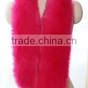 Beautiful Color Genuine Fox Fur Cape/shawl With Faux Fox Fur Trimming thumbnail-1