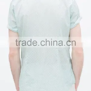2015 Wholesale Shirt Printing Brand Men Shirts Short Sleeve Popular Design thumbnail-2