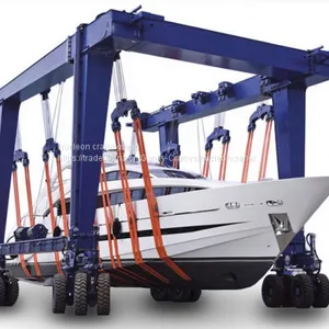 Mobile Yacht Boat Hoist Lift Gantry Crane thumbnail-1