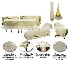Outdoor Patio Furniture Vinyl Cover Round Table Set Rain Covers thumbnail-1