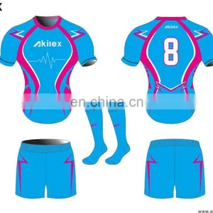 2016 Wholesale Custom Sublimation Rugby Jersey for Any Logo thumbnail-2