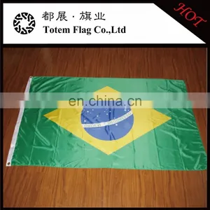 Custom Election Promotional Cheap National Flag and Country Brazil Flag thumbnail-1