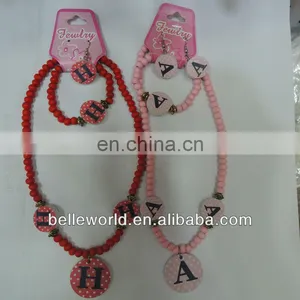 English Letters Necklace and Bracelet Set for Babys thumbnail-1