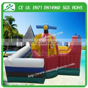 2015 Good Quality Inflatable Bouncy Castle Combo, Inflatable Bouncer Slide Inflatable Trampoline From Running Fun thumbnail-1
