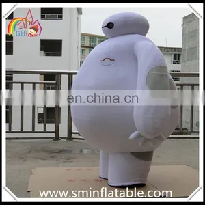 Hot! Baymax Mascot Costume, Fur Inflatable Robot Cartoon Costume thumbnail-3