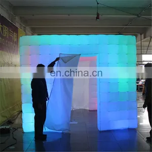 Customized Airblowing Inflatable Photo Booth/inflatable Tent With LED Light for Sale thumbnail-3