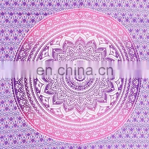 Ombre Mandala Yoga Mat Meditation Wall Hanging Indian 2017 Tapestry Throw Cotton Wall Decor thumbnail-2