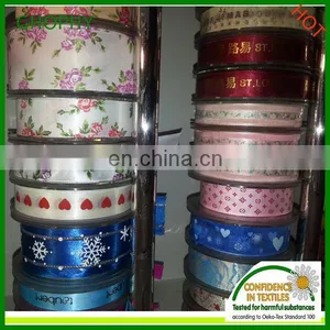 32mm Children Elastic Ribbon With Golden Lines and Intermediate Color thumbnail-1