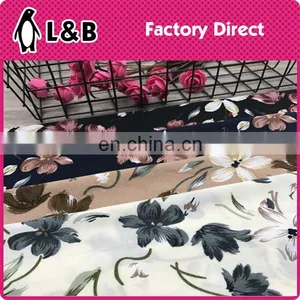 2017 Hot Sale Colorful Polyester Spandex Chiffon Flower Fabric thumbnail-1