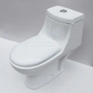 Bathroom Chaozhou Sanitary Ware Ceramic s Tap Washdown Cheap Price One Piece Toilet for Home Hotel Used thumbnail-1