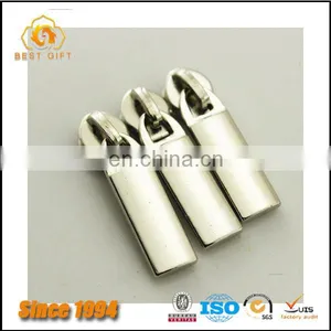 Wholesale Custom Cheap Garment Accessories Jacket Metal Logo Zipper Pulls thumbnail-2