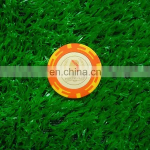 Chirstmas Golf Plastic Poker Chip Ball Markers / Printing Sticker on Both Side Plastic Ball Marker thumbnail-3