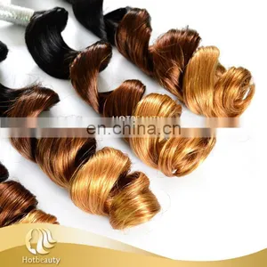 Wholesale Unprocessed Queen Virgin Human Hair Ombre Loose Weave thumbnail-2