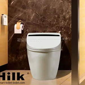 HM800 Ceramic Big Size Auto Flush Bathroom Intelligent Toilet thumbnail-1