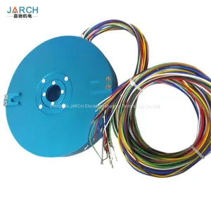 JARCH Low Torque 12 Signals Flat Slip Ring 6 Circuits/5A Thickness Bore Slip Ring 20mm thumbnail-1