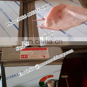 New Design Automatic Pork Peeling Machine Electric Pig Skin Peeling Machine / Pork Peeler for Sale thumbnail-5