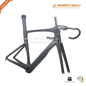 700C Carbon Racing Bicycle Frames, Cycling Road Bike Carbon Frames BB386 thumbnail-2