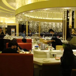 Catering Rotary Conveyor Belt Sushi Food Delivery System - Michaeldeng@gdyuyang.com thumbnail-5