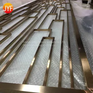 Jyf0006 Hairline Finish Stainless Steel Room Divider And Screen thumbnail-1