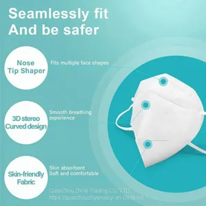 KN95 Mouth Muffles FFP2 KN95Mask 95% Filtration Breathable Dust-Proof Mouth Muffle Face Guard for Work Outdoor Walk Home Pr thumbnail-3