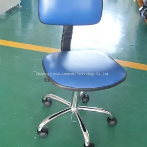 Blue Color Esd Adjustable Office Chair thumbnail-1