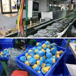 Power Saving Shoe Production Line PU Sole Pouring Equipment Safety Shoe Making Machine thumbnail-4