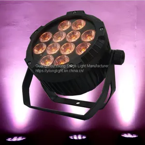 Outdoor Garden Square 12PCS 15W RGBWA+UV 6in1 Waterproof Led Project Stage Light thumbnail-2