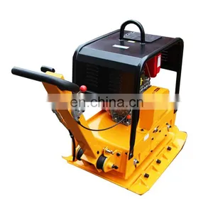 Electric Gasoline Diesel Power Vibratory Plate Compactor C90 Machine for Sale thumbnail-6