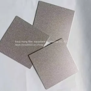 PEM Electrolyzer Sintered Titanium Porous Electrode Substrate Plate Titanium Filter Sheet thumbnail-1