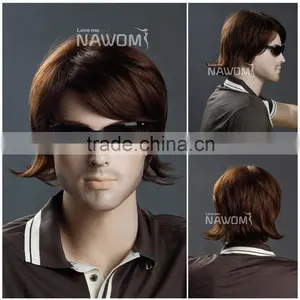 W3550 Short Straight Wigs for African Black Women Party Costume Hair Wigs Quality Choice thumbnail-1