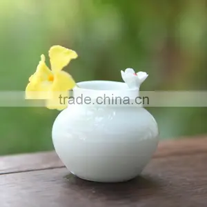 Ceramic Garden Decoration Flower Pot & Planter Iron Owl Design thumbnail-1