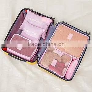 Packing Cubes And Pouches - The Most Light and Handy Travel Cube Set - Set of 6 - Durable, Compact, Multifunctional, Lightweigh thumbnail-2