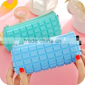 Chocolate Shape Custom Pencil Bag Fancy Zipper Lock Pencil Bag thumbnail-3