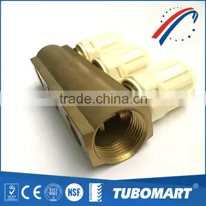 Wholesale Price BST / NPT Gas Water Distribution Floor Heating Manifold With Valve thumbnail-3