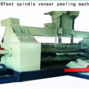 8ft Vertical Hydraulic Wood Veneer Spindle Peeling Peeler Machine for Making Plywood thumbnail-3