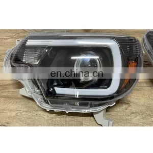 High Quality Front Light Modified Halogen/LED Head Lamp USA Version Headlight for Toyota Tacoma 2012-2015 thumbnail-2