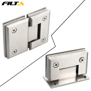 Stainless Steel Balustrades & Handrails Shower Glass Door Frameless Glass Hinge Glass Clamp Glass Clip Glass Holder thumbnail-2