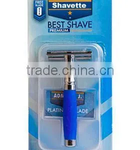 D649 Double Edge With Rubber Handle Safety Razor thumbnail-2