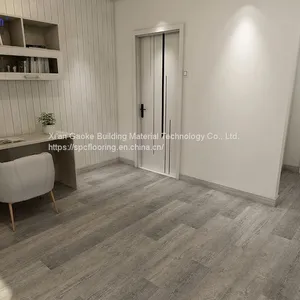 GKBM Greenpy SY-W1009 Waterproof Nostalgic Gray Oak 4mm Click Stone Plastic Composite SPC Flooring thumbnail-4