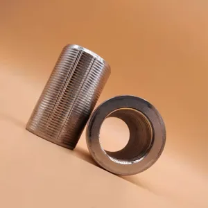 Straight Steel Rebar Coupler Steel Threaded Screw Sleeve thumbnail-5