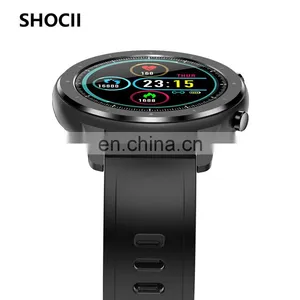 2022 Round Screen Heart Rate Blood Pressure F12 Men Smart Watch Full Round Screen Touch Blood Pressure Smart Watch thumbnail-5