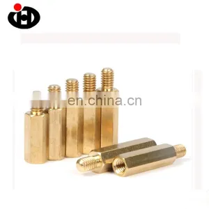 Hot Sale Brass Copper Round Knurled Cylinder Standoff Male Screw Hollow Screw thumbnail-5