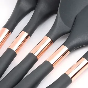 Kitchen Accessories Home and Kitchen Cookware Sets Silicone Cooking Tool Sets Non-Stick Cocina de Silicone Kitchen Utensils Sets thumbnail-4
