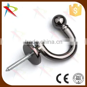 Gun-metal Curtain Tie Back Hooks /Tassel Hang Hooks on Amazon thumbnail-3