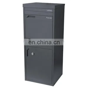 Postal Secure Waterproof Outdoor Top Opening Standalone Courier Parcel Delivery Box With Anti Theft Lock thumbnail-2