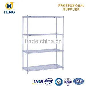 Supermarket Multi Tiers White Metal Display Stand thumbnail-3