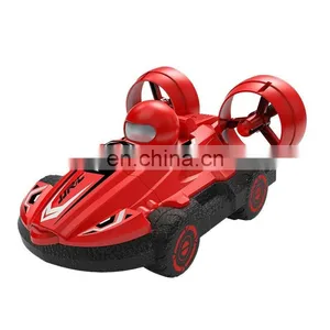 Hot JJRC Q86 2.4G 2 IN 1 Amphibious Drift Car Remote Control Hovercraft Speed Boat RC Stunt Car for Kid Boys Christmas Toys thumbnail-1