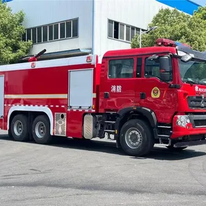 Howo 12-ton Foam Fire Truck, a Professional Choice for Emergency Management Departments and Petrochemical Enterprises thumbnail-2